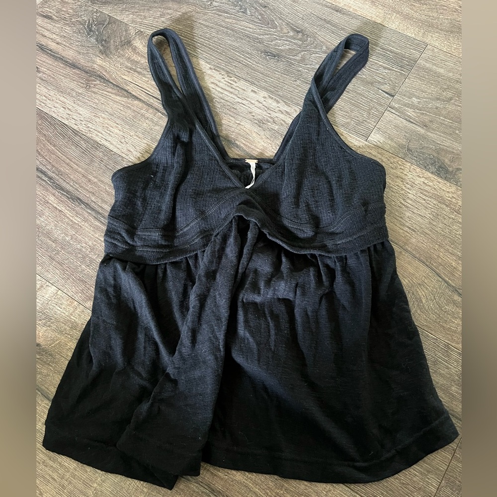 Free people Black tank top